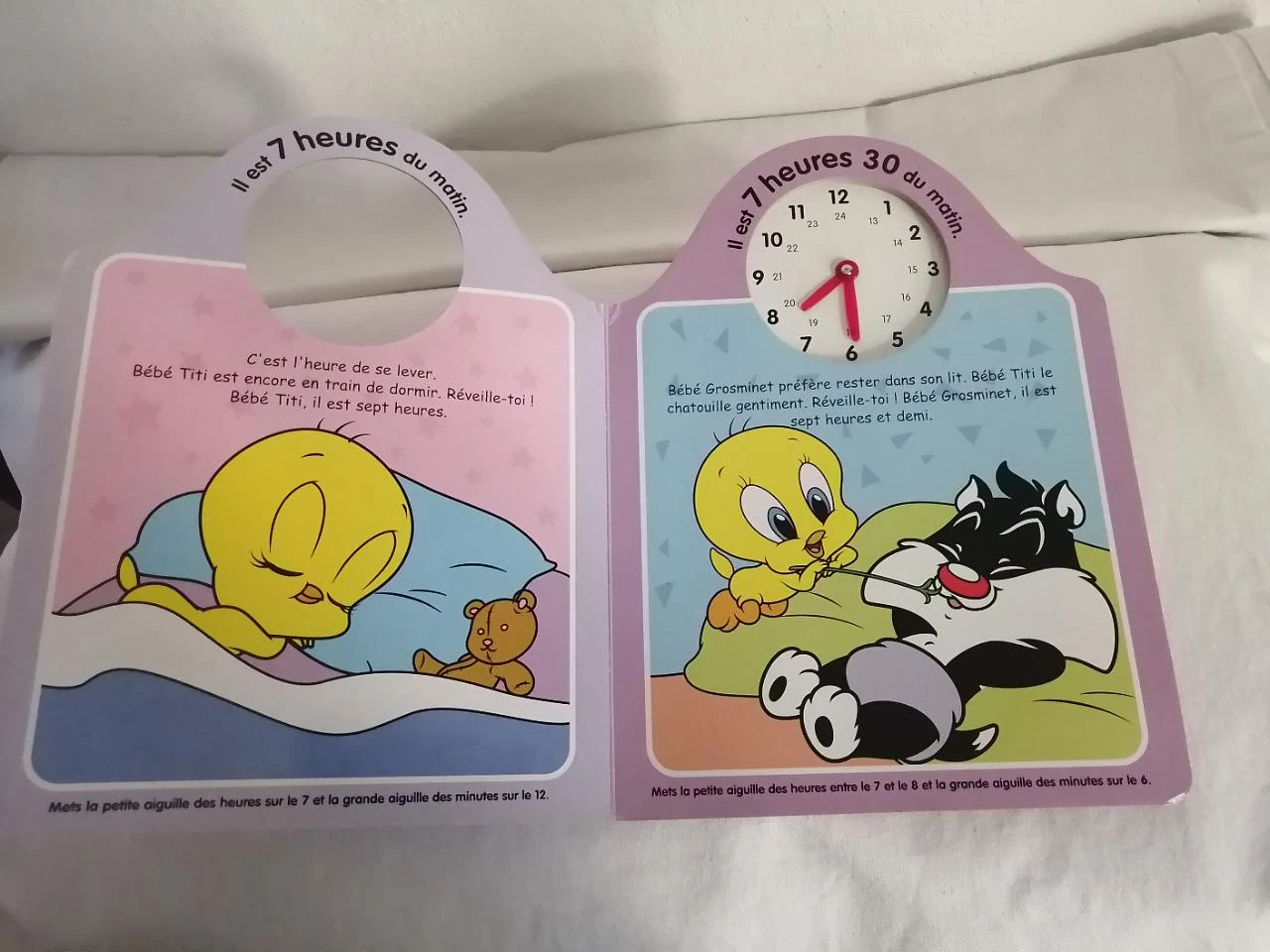 j'apprends les heures - kinderboek – photo 2